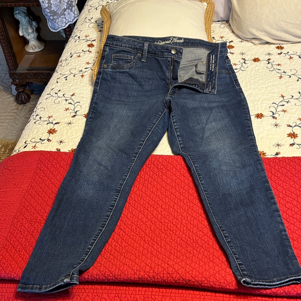 Universal Thread Dark Blue high rise jegging